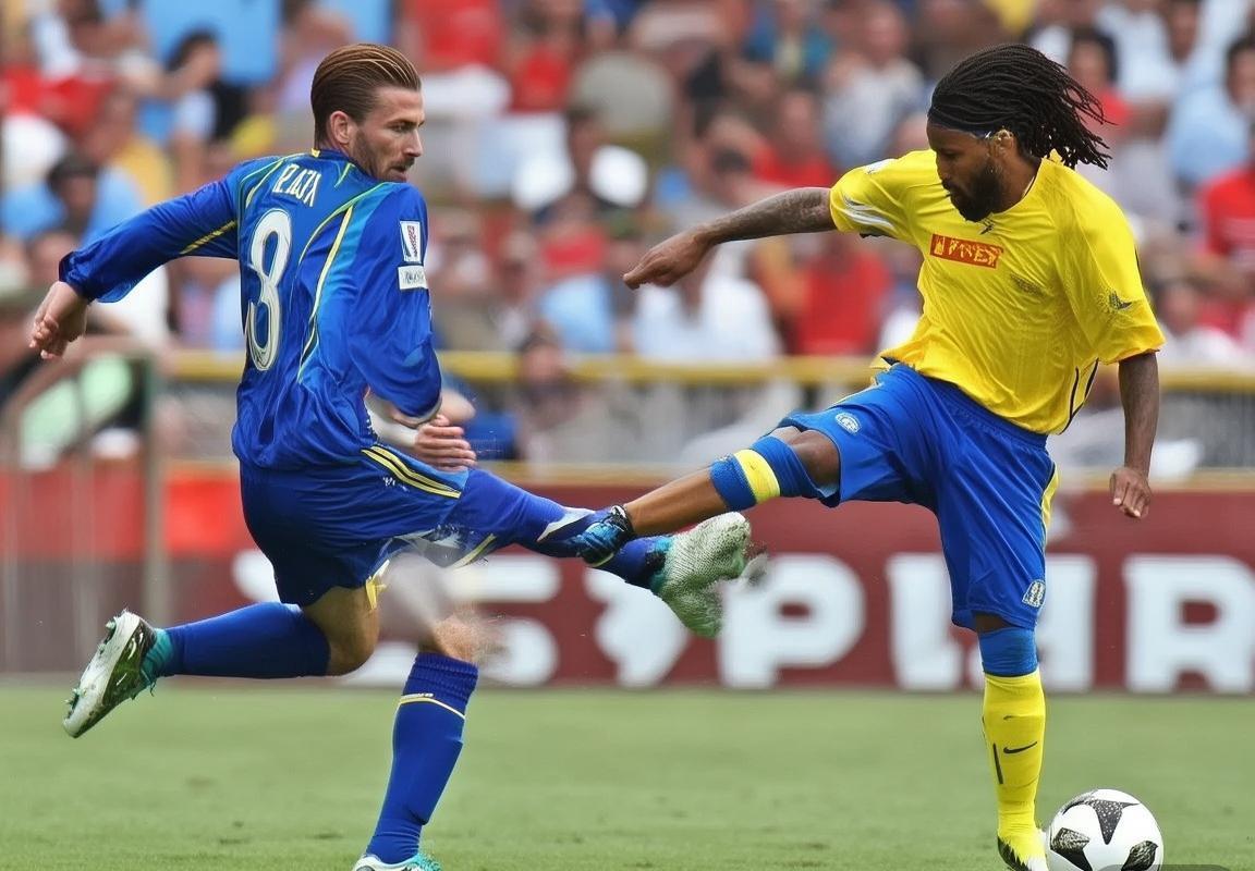 贝克汉姆与小罗：足球场上的传奇对决与风格碰撞(图1)